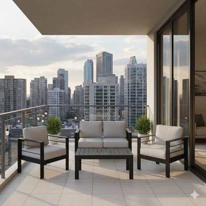 Heavy Duty Patio Set And The Thick Soft Cushions