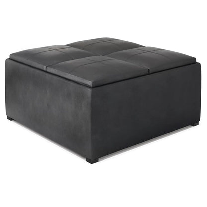 Avalon Upholstered Coffee Table Storage Ottoman