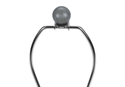 Lighting Table Lamp Concrete Contemporary chrome frame gray concrete orb HouseOfZazla on Tampa Home & Garden Store