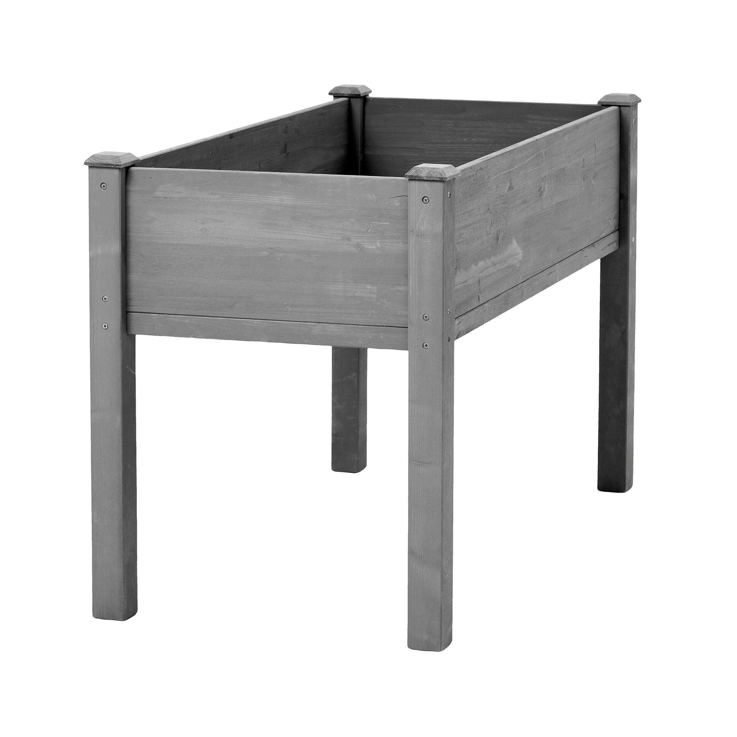 Solid Wood Raised Garden Bed and Wide Frame