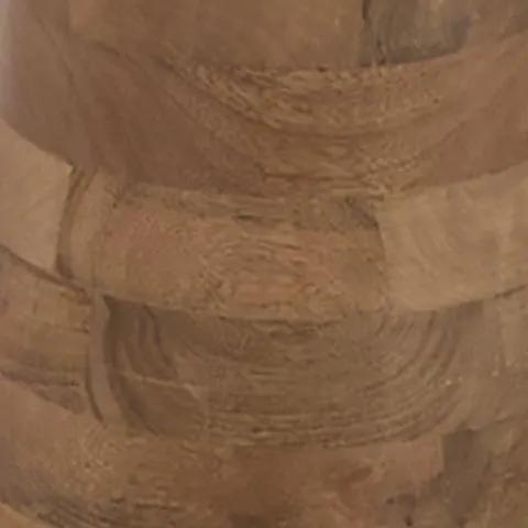 Ailsa wood floor lamp natural brown wood grain close-up detail on Tampa Home & Garden Store
