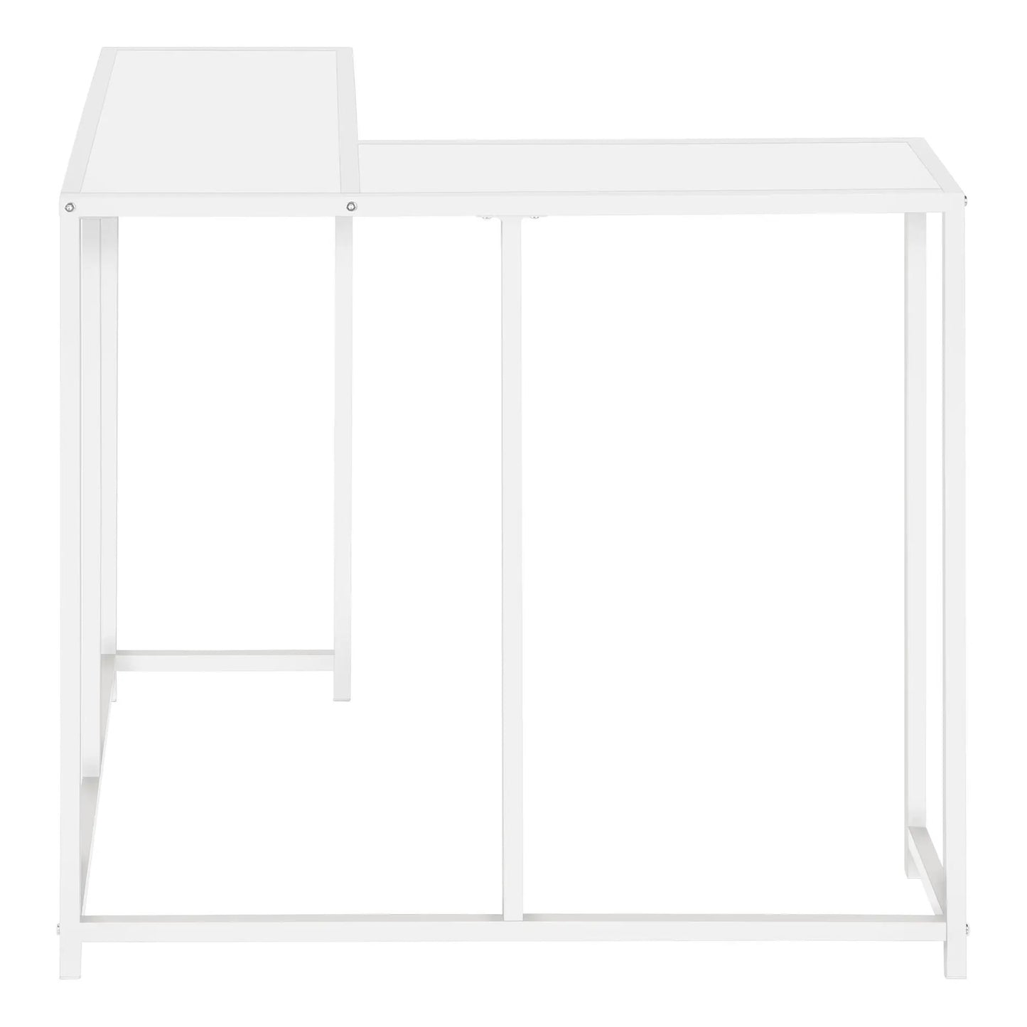 Corner Console Table With L Shaped Design