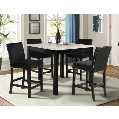 Modern Counter Height 5 Piece Dining Set