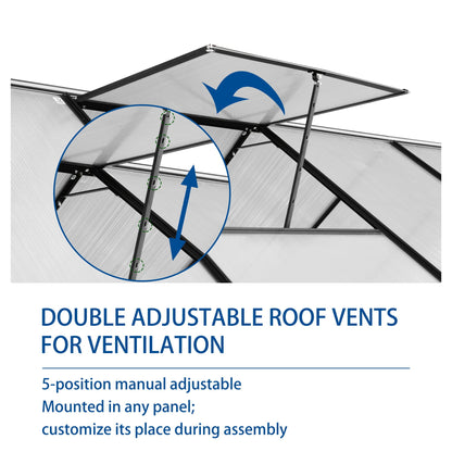 Outdoor Polycarbonate House and Raised Metal Base