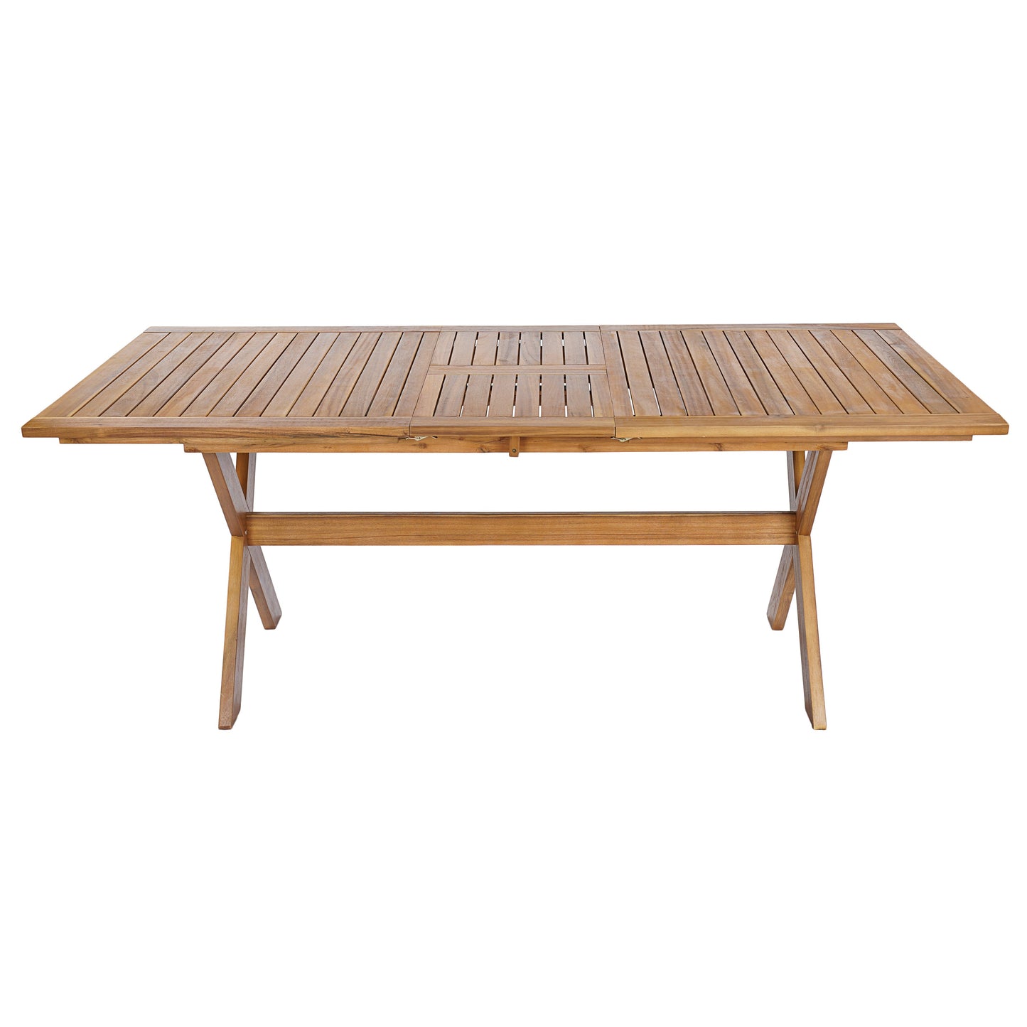 7 Piece Acacia Wood Outdoor Dining Table Set