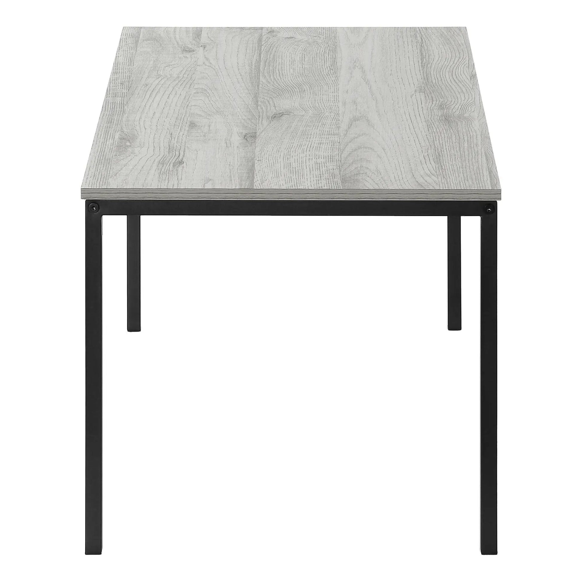 Table, rectangular coffee table in gray wood with black metal legs, Unique Piece Furniture on Tampa Home & Garden Store