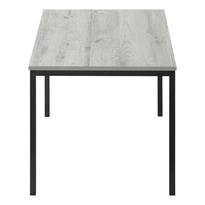 Table, rectangular coffee table in gray wood with black metal legs, Unique Piece Furniture on Tampa Home & Garden Store