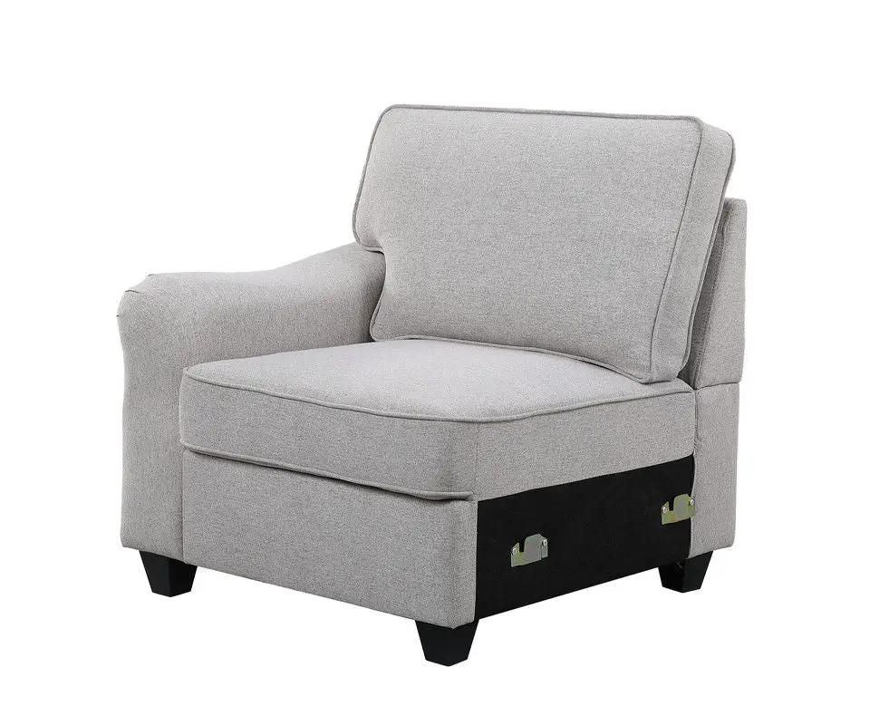 Leo Comfort Modular Sofa and Ottoman Set