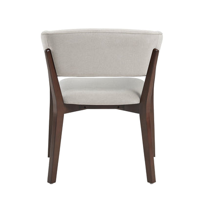Blake Solid Beech Wood Modern Dining Armchair