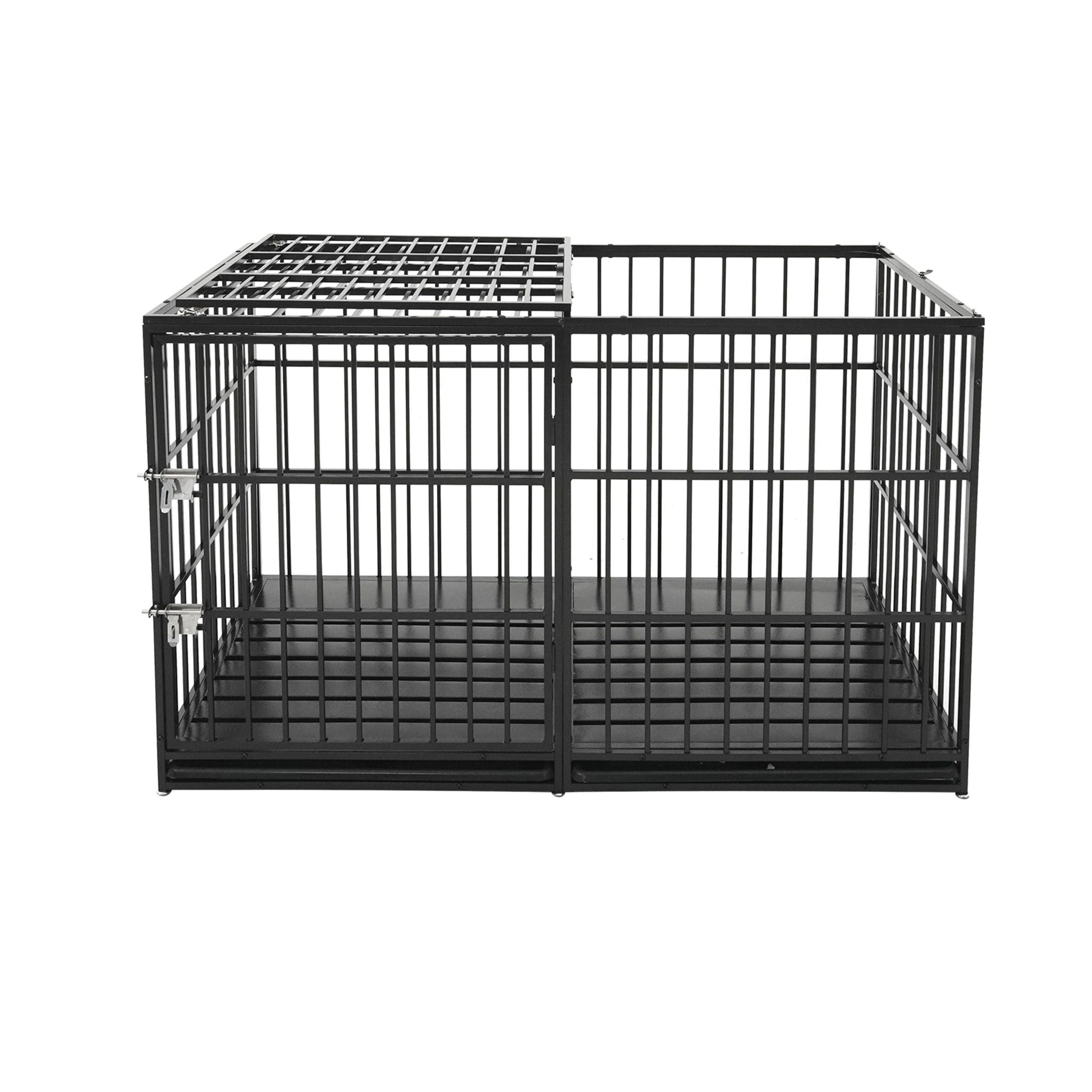 Extra Large Heavy Duty Dog Crate Black with removable pan by HouseOfZazla on Tampa Home & Garden Store