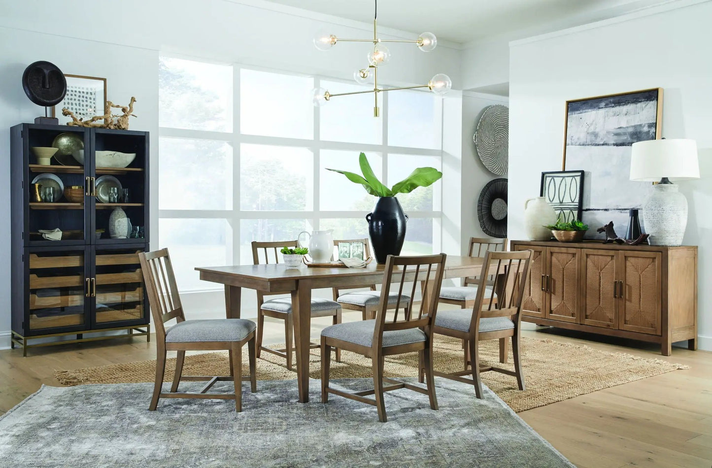 Lindon Dining Side Chair with Upholstered Seat