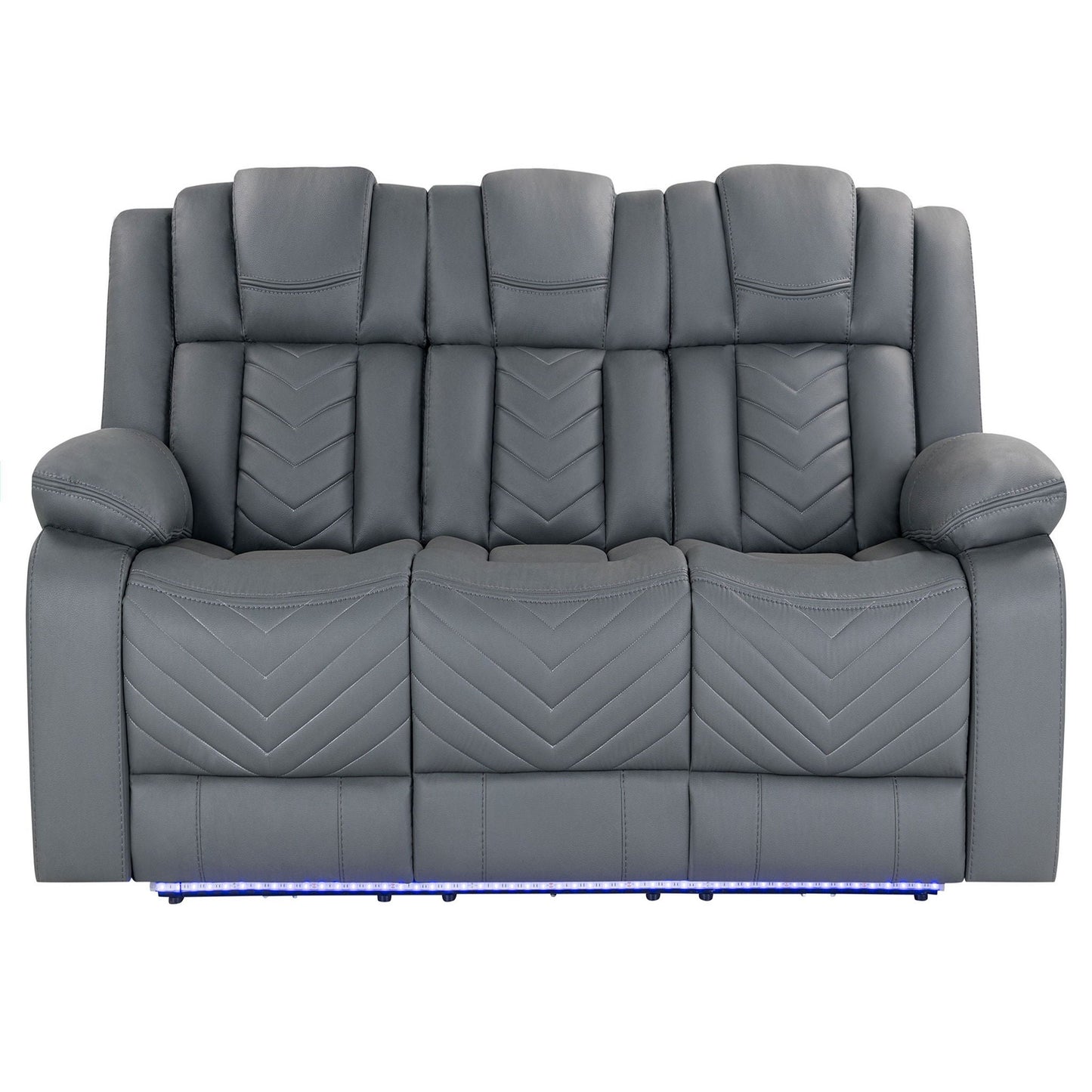 Raize Power Reclining Sofa with Integrated Led