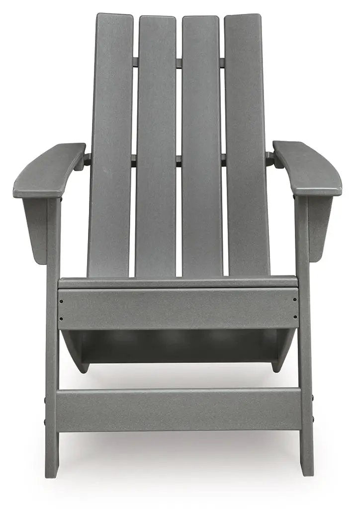 Adirondack chair Cove Beach gray with slatted back and wide armrests by Unique Piece Furniture on Tampa Home & Garden Store