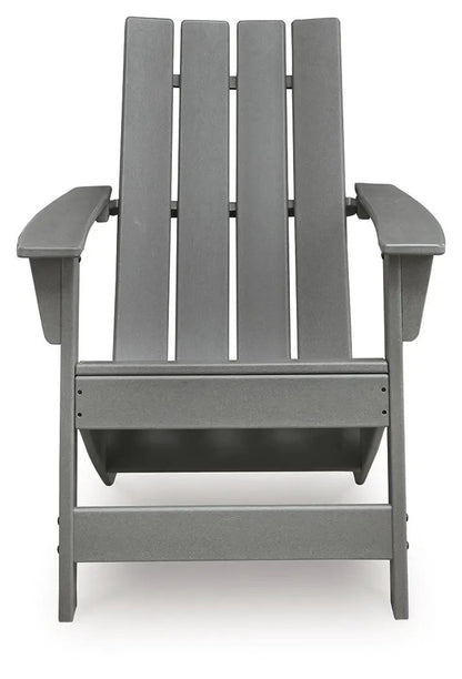 Adirondack chair Cove Beach gray with slatted back and wide armrests by Unique Piece Furniture on Tampa Home & Garden Store