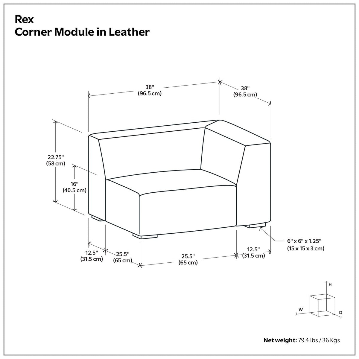 Rex Corner Sofa Module and the Modern Style