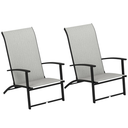 Portable Folding Patio Chairs and Metal Frame
