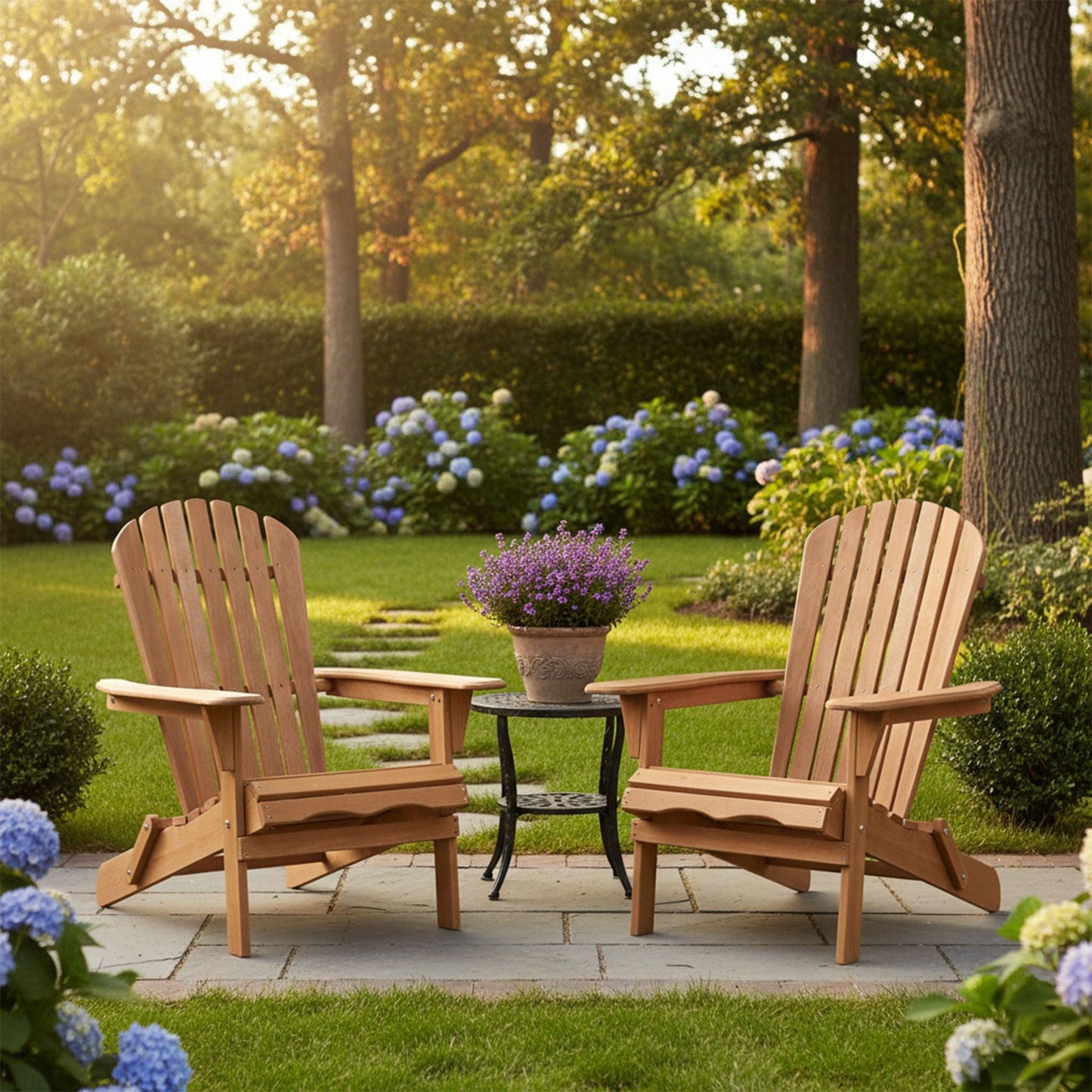 Oversized Folding Adirondack Chair for Patio
