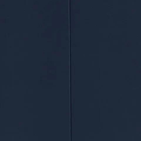 East Beach Adirondack Chair back and frame in black/beige, close-up of navy panel and seam on Tampa Home & Garden Store