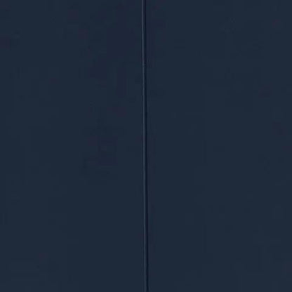East Beach Adirondack Chair back and frame in black/beige, close-up of navy panel and seam on Tampa Home & Garden Store
