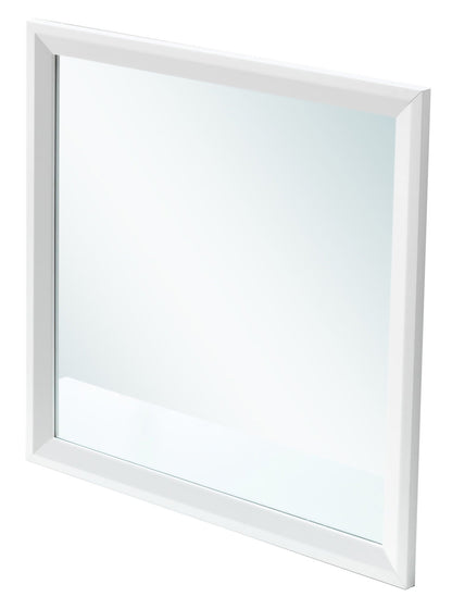 Primo Square Wall Mirror white frame by HouseOfZazla, modern wall mirror on Tampa Home & Garden Store