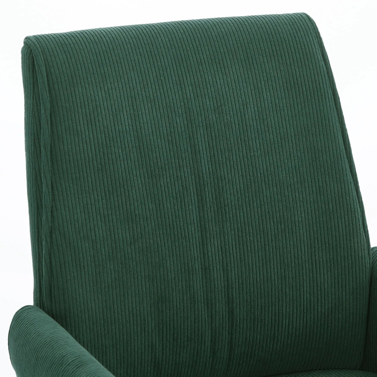 Ergonomic mid back office chair in green corduroy fabric by Unique Piece Furniture on Tampa Home & Garden Store