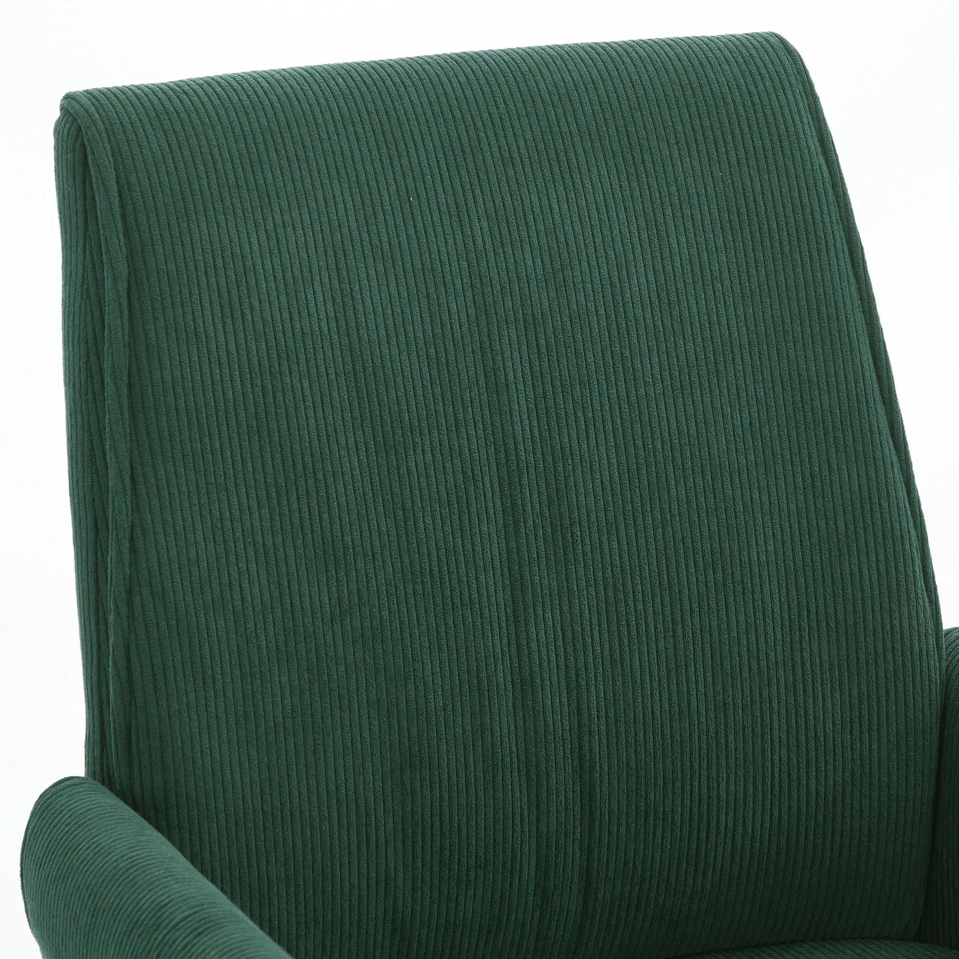 Ergonomic mid back office chair in green corduroy fabric by Unique Piece Furniture on Tampa Home & Garden Store