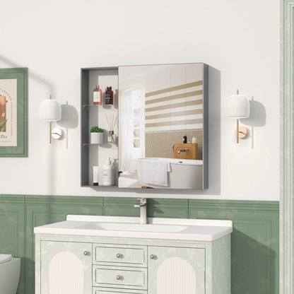 Medicine Cabinet Wall Mounted Mirror With Storage