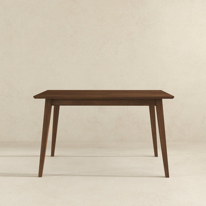 Levi Modern Style Rectangular Dining Table by HouseOfZazla; dark brown wood with clean lines on Tampa Home & Garden Store