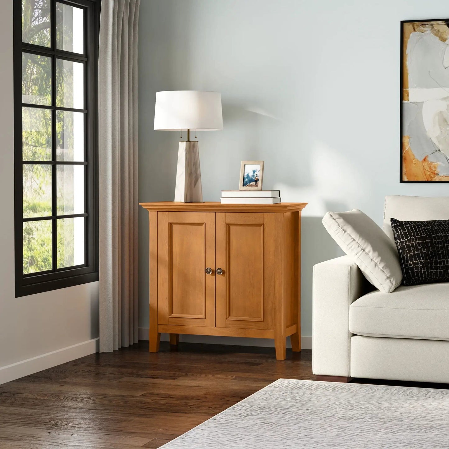 Amherst Handcrafted Low Storage Cabinet Essential