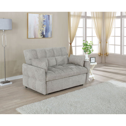 Alvara Tufted Pull Out Sofa With Memory Foam