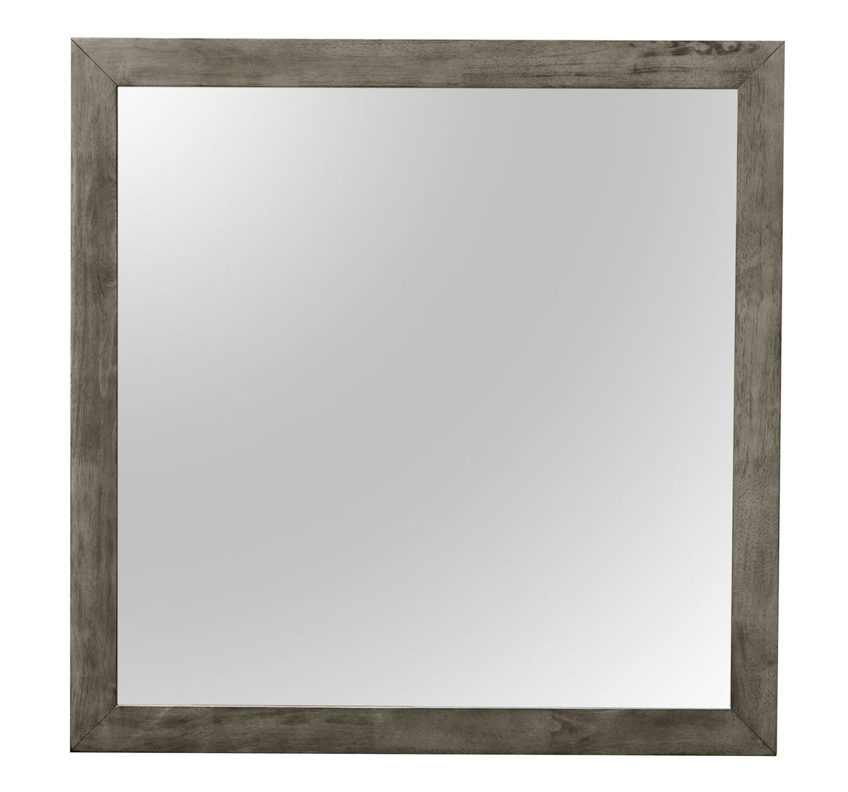 Modern design transitional wall mirror with dark gray wood frame by HouseOfZazla on Tampa Home & Garden Store