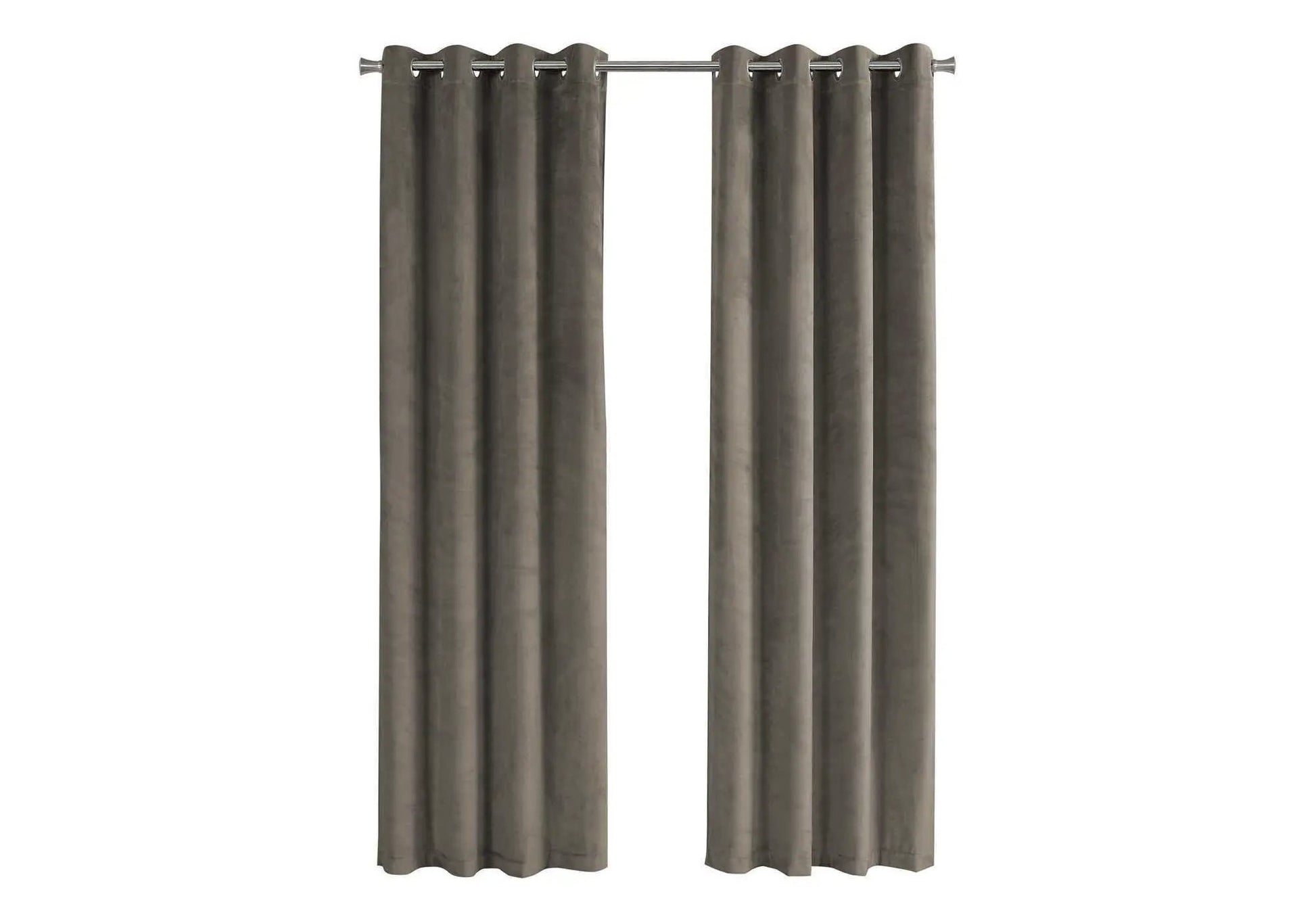 2-piece curtain set with room-darkening grommet panels in gray by Unique Piece Furniture on Tampa Home & Garden Store