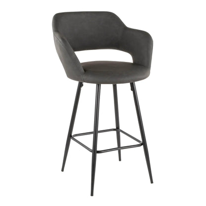 Margarite Contemporary Counter Stool Set of Two