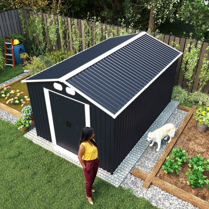 Campcraft 8x12 Outdoor Metal Storage Shed