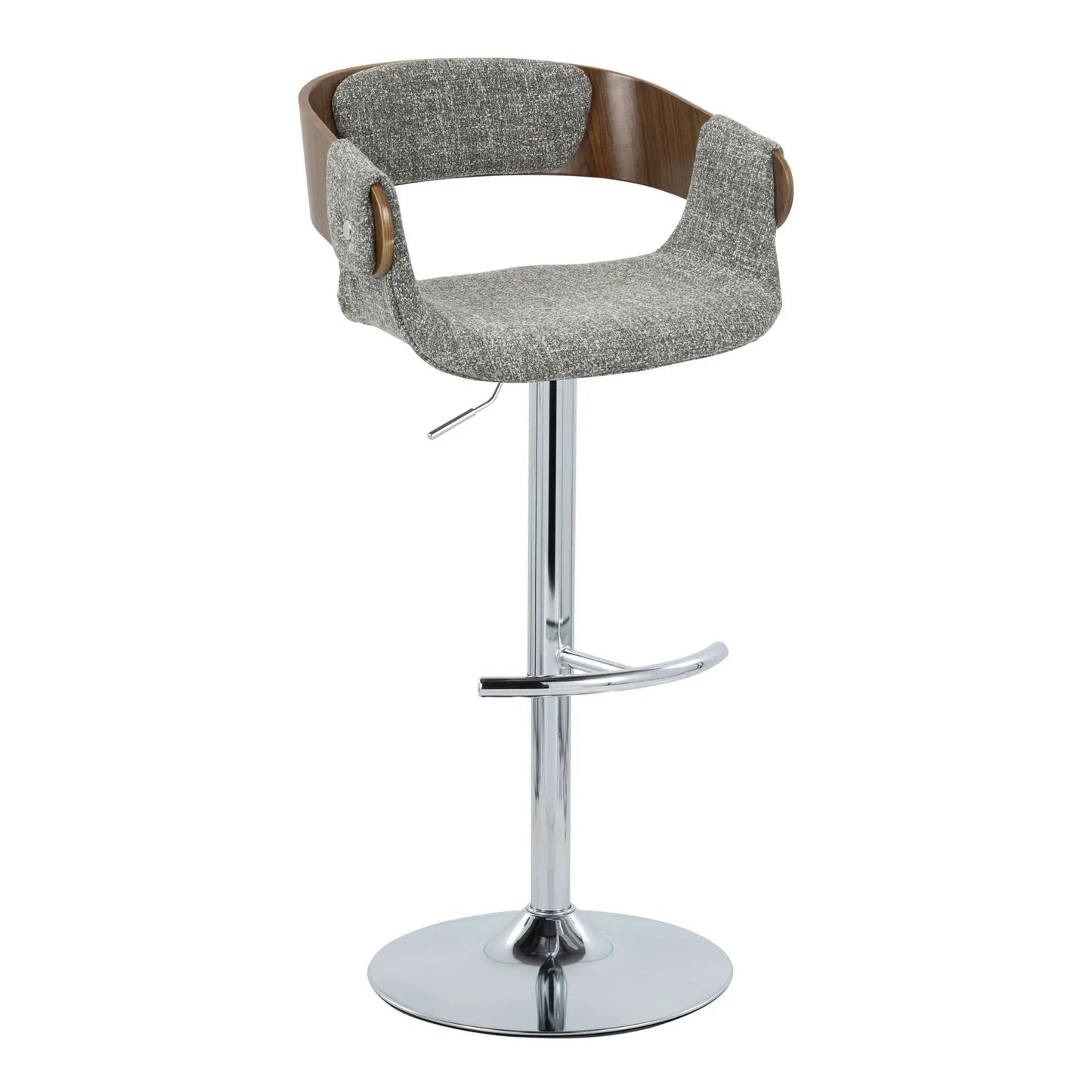 Elisa Mid Century Modern Barstool Swivel Set of 2