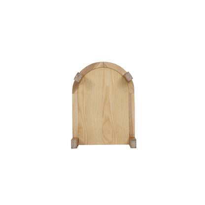 Modern Chic End Table with Two Shelves in light brown wood HouseOfZazla on Tampa Home & Garden Store