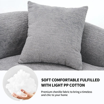 4 Seater Fabric Sofa With Sleeper For Living Room
