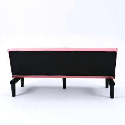 Compact Foldable Sofa Bed and Cup Holder