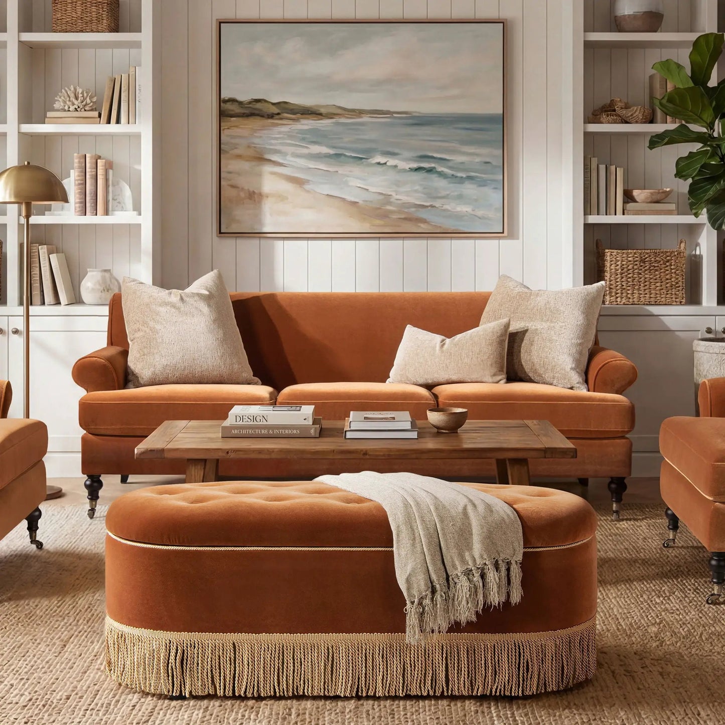 Alana Lawson Modern Three Cushion Tightback Sofa
