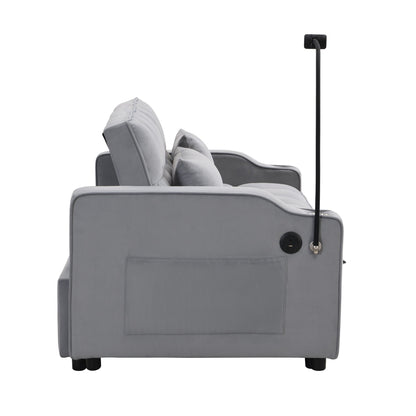 Modern Loveseat Futon Sofa with Pullout Bed