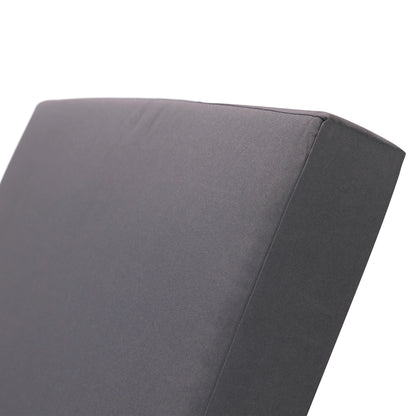 Gray Broadway Ian Chaise Lounge Cushion, triple-fold back & seat cushion by HouseOfZazla on Tampa Home & Garden Store
