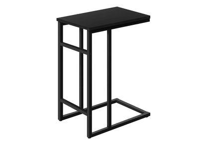 C Shaped Accent Table for Sofa and Bedside Use