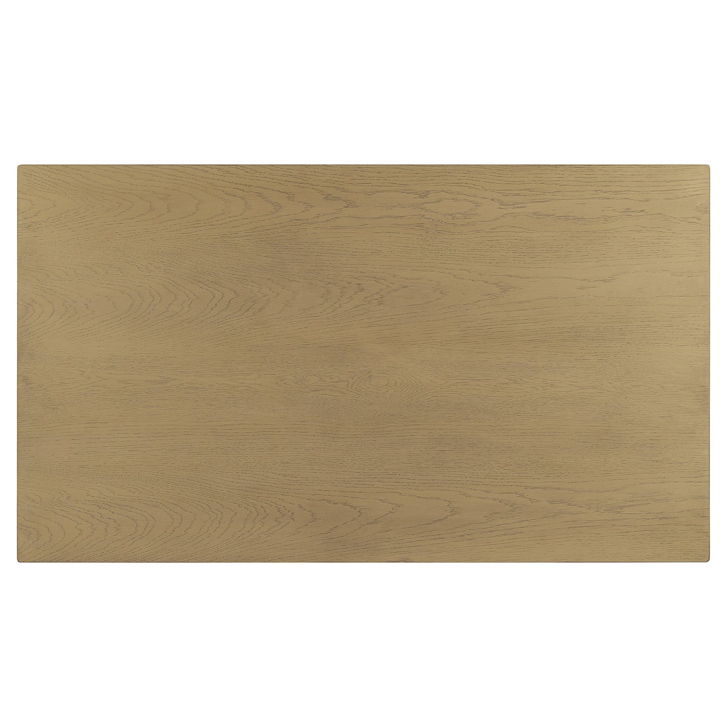 55.1' Wood Coffee Table by HouseOfZazla with oak finish and open storage shelves on Tampa Home & Garden Store