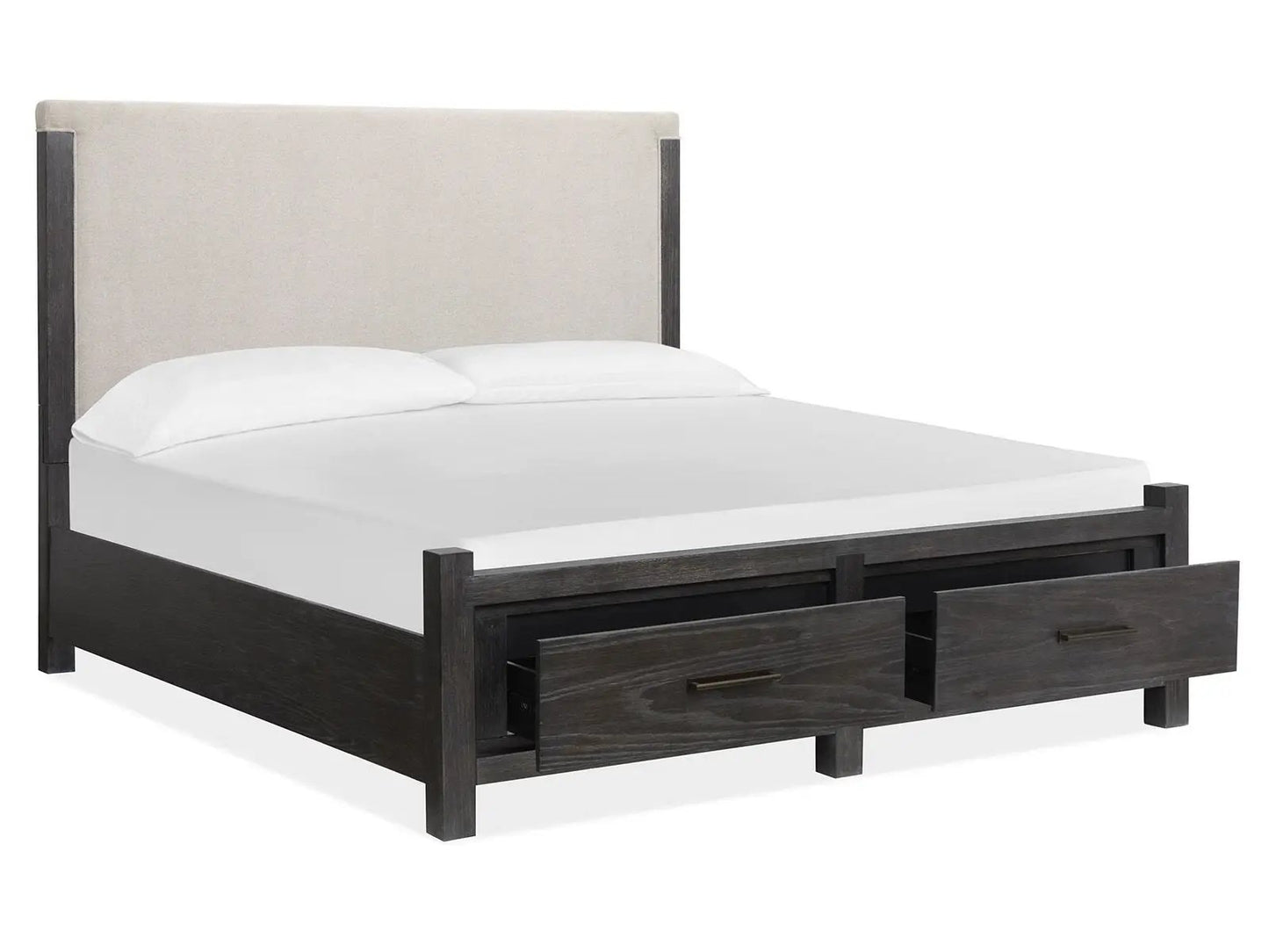 Plum Creek Upholstered Panel Storage Bed