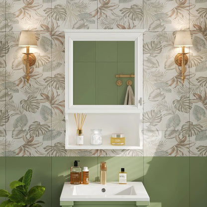 Wall Mounted Bathroom Cabinet with Mirror Hinges