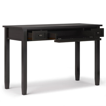 Dark espresso shaker desk with drawers and pull-out tray by Unique Piece Furniture on Tampa Home & Garden Store
