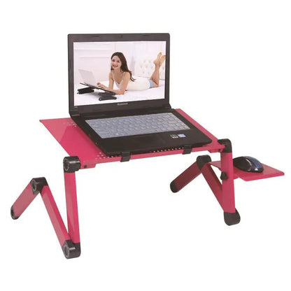 Folding Bed Casual Table Lazy Stand pink laptop desk with adjustable legs FLIPSTYLEZLLC on Tampa Home & Garden Store