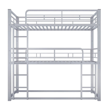 Triple Bunk Bed with Sturdy Construction