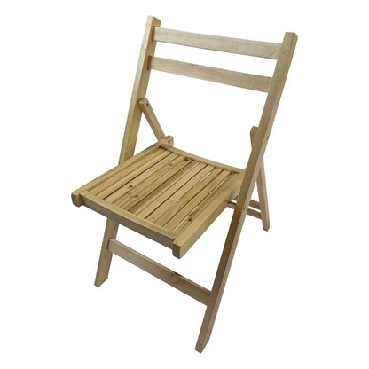 Folding Special Event Chair set of 4 natural wood Unique Piece Furniture on Tampa Home & Garden Store