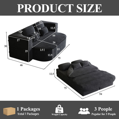 Multi Functional Foldable Sofa Bed and Blanket